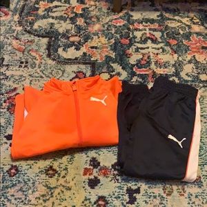 Boys puma track suit